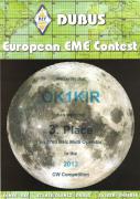 2013 5.7 GHz European EME Contest